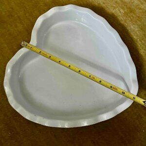 Emile Henry Large Red Heart Baking Dish Ovenproof High Heat Ceramic